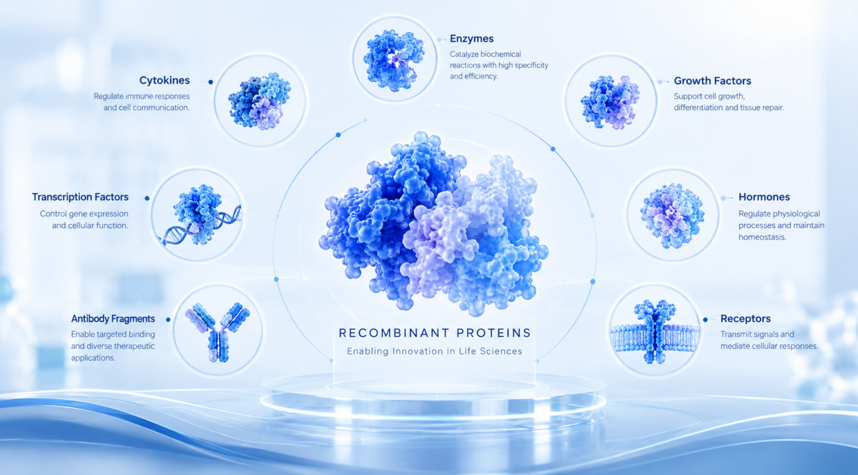 Recombinant proteins research overview